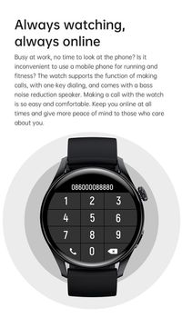 Smartwatch męski Hagen HC22 SET na czerwonym pasku silikonowym ⌚ z bluetooth 📲   (2).jpg